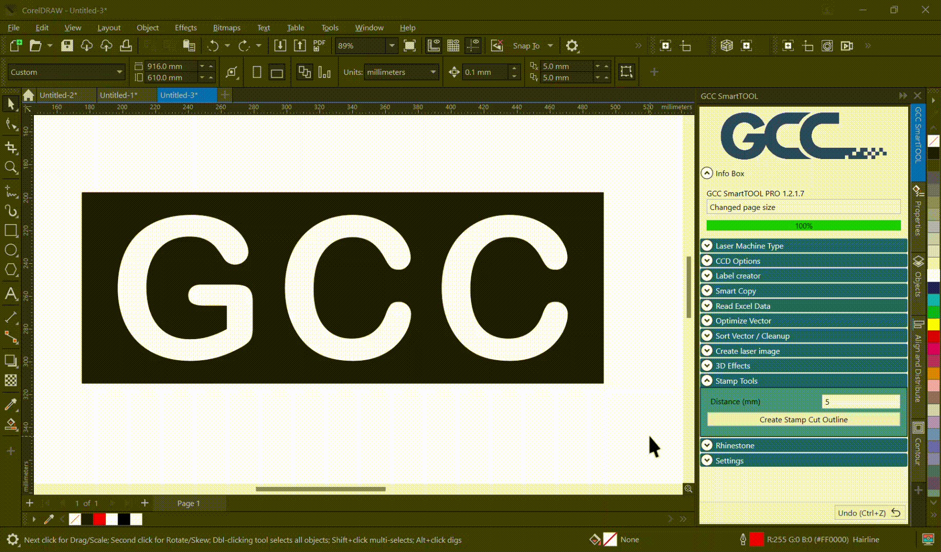 20ips Processing speed with DC servo motor to boost productivity while maintaining precision. | GCC Laser E200S Series Desktop Laser Engraver Feature